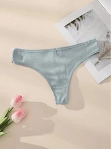 Kit 5 calcinha feminina fio dental canelada super premium