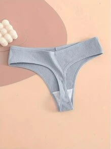 Kit 5 calcinha feminina fio dental canelada super premium