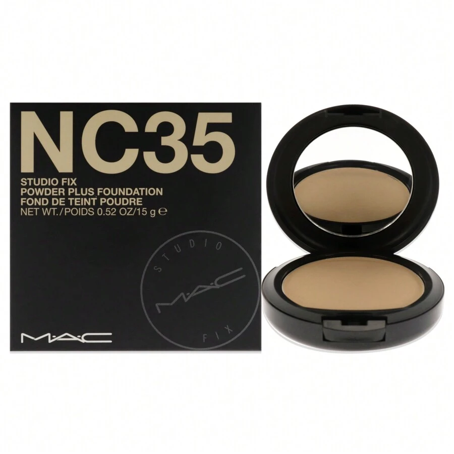 Studio Fix Powder Plus Foundation - NC35 By MAC For Women - 0.52 Oz Foundation - 棕色 - 查看 1