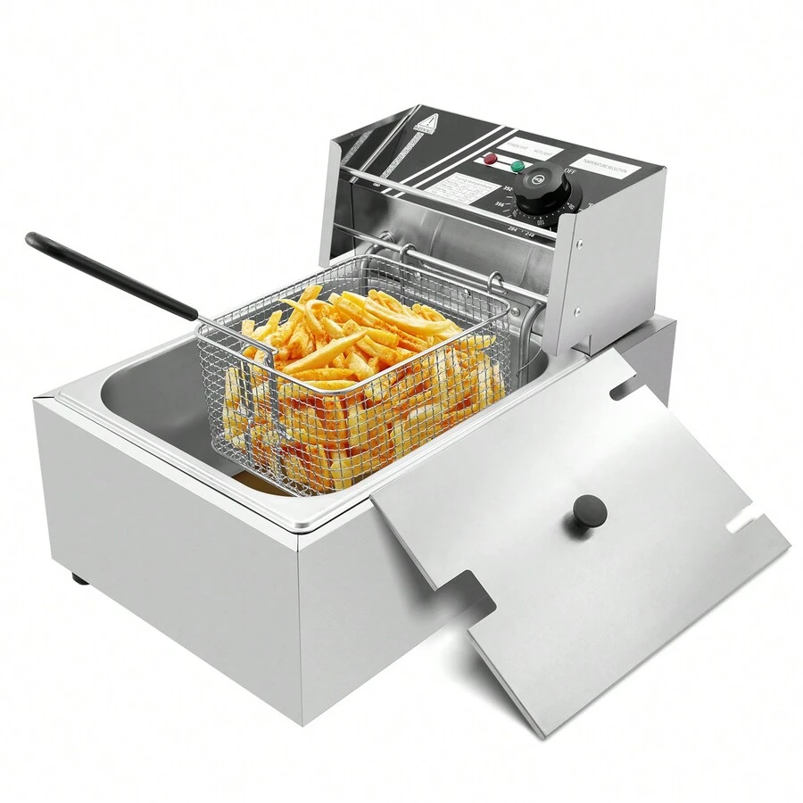 YEESOOM 6L Electric Deep Fryer 1700W Commercial Tabletop Restaurant