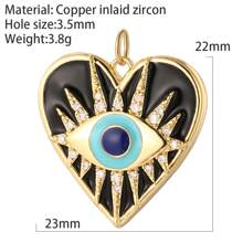 Colorful Hearts, Pentagrams, Birds, Devil's Eyes DIY Decorations For Women - Cute Fox, Turtle, Heart, Moon Shaped Pendants - Variety Of Necklaces, Earrings, Jewelry Accessories Valentines