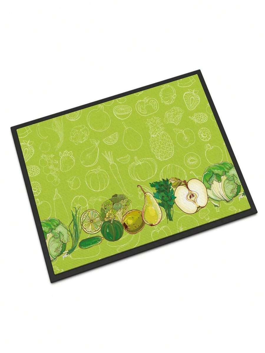 Carolines Treasures BB5135JMAT Fruits & Vegetables In Green Indoor Or Outdoor Mat, 24 X 36 In. - 綠色 - 查看 1