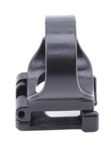 Snorkel Mask Holder Clip - Diving Retainer For Silicone Snorkel Tube, Goggles Buckle - Black