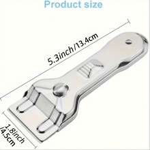 11pcs Glass And Ceramic Stovetop Scraper Set, Scratch-Free, Suitable For Glass, Ceramic And Induction Cooktops - Silver - View 3