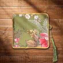 Luxury Chinese Silk Embroidery Wallet Bag Floral Printed Pouch For Coin, Ring And Towel Storage, Random Pattern - Multicolor - View 2