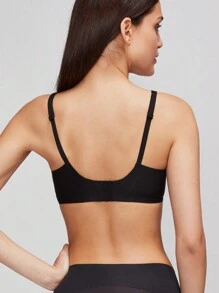 Seamless Bra Women Push Up Bras Comfort Underwear Wireless Soft Underwear Female Thin Padded Intimate Lingerie - Black - View 2