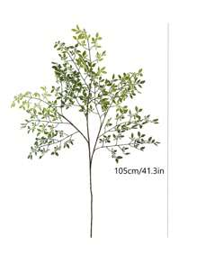 1 个，人造竹枝，长 105 厘米，宽 52 厘米，不褪色塑料植物清新欧式和 N 风格装饰，适用于家庭室内外装饰、卧室、客厅、厨房和浴室、门廊、书房、入口、阳台、窗户、门、壁炉、插花、各种桌面装饰、户外装饰、场景搭配装饰、酒店和餐厅公司装饰、情人节、礼物 - 綠色 - 查看 13