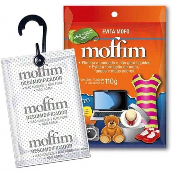 Evita Mofo Mofim - Antimofo em sachê para guarda roupas e gavetas