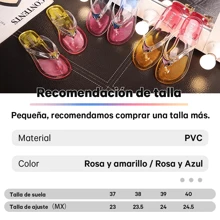 Chanclas De Fondo Suave Informales De Nueva Moda Para Mujer Playa mujeres abierto  motivo búho - Azul - Ver 3