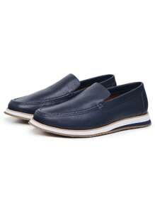 Men's Moccasin Exclusive Modeling Leather Cooper - 藏蓝色 - 查看 1