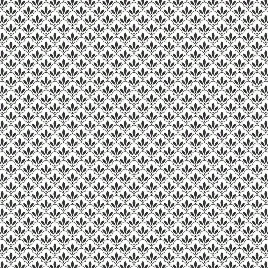 Fabric - White 3 Petalas - View 1