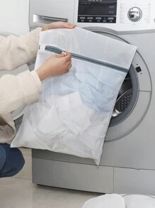 1 件大号洗衣网袋，用于洗衣服、衬衫、袜子、长袜、内衣、胸罩和内衣，旅行洗衣袋，适合裤子、鞋子、牛仔裤、靴子、裙子、春季、极简主义、夏季上衣 - 彩色 - 查看 1