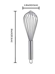 3 peças Batedores para Cozinhar, Batedor de Aço Inoxidável para Misturar, Bater, Bater e Mexer, Conjunto de Batedor de Arame de Balão Versão Aprimorada, 8+10+12