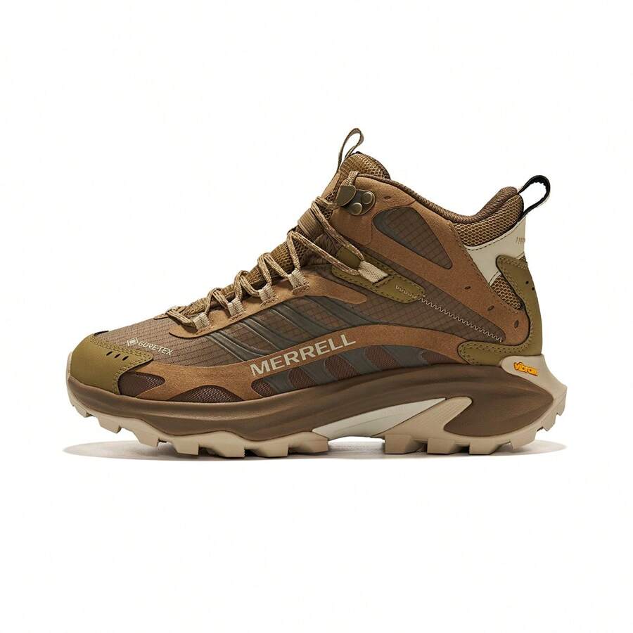 Merrell MOAB SPEED 2 MID GTX Mittelhoch geschnittene wasserdichte, griffige Outdoor Cross-Country Laufschuhe für Herren - Braun - Übersicht 1