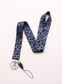 黑色豹纹教师钥匙扣挂绳，可用于挂证件和钥匙，可爱颈带挂绳，可挂信用卡、通行证、手机等，配有金属钥匙环，是送给老师、学生、教职工的绝佳礼物，也是教师节感谢老师的最佳选择。汽车配件、包包挂饰、哥特风、Y2K风格、万圣节配饰、教师节包包配饰、带证件套的挂绳、汽车配件、包包挂饰、圣诞节礼物、送给朋友、姐妹的礼物创意