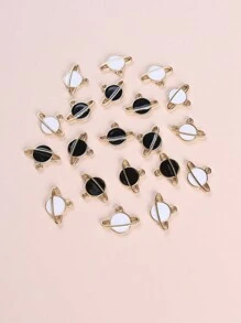 20pcs/Pack DIY Planet Shaped Alloy Pendant
