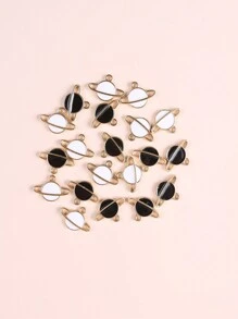 20pcs/Pack DIY Planet Shaped Alloy Pendant