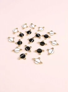 20pcs/Pack DIY Planet Shaped Alloy Pendant