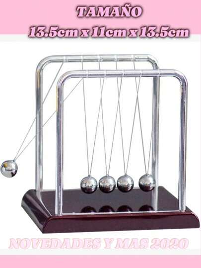 1 pieza Péndulo de newton cuna escritorio Juguete creativo casa Decoración regalo sala de  Artesanía energía balance Mediano