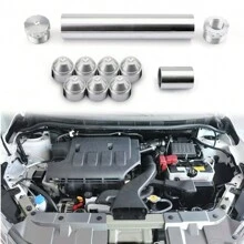 5/8-24 Aluminum NAPA 4003, WIX 24003, FUEL FILTER KIT 1X6 Silver - 銀色 - 查看 3