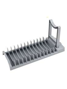 1入組碗碟架，家居創意可收縮碗碟瀝乾架，多功能可折疊碗碟架，可存放碗碟和筷子，廚房收納組織，廚房用品 - 廚房瀝水架 - 查看 16