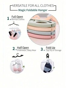 1/3/5/8/10/12/16/18/20pcs Travel Clothes Hanger, Portable Folding Hanger For Travel, Foldable Clothing Hanger Drying Rack Foldable Travel Cloth Hanger Anti-Slip Design Dry Hanger Anti-Slip Hanger For Retail Stores(Random Colors Shipped) Travel Essentials Travel Accessories Travel Must Haves Beach Vacation Summer Holiday School Accessories Back To School Supplies Stuff