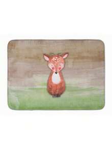 Carolines Treasures BB7442RUG Baby Deer Watercolor Machine Washable Memory Foam Mat - 彩色 - 查看 2