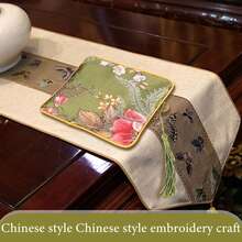 Luxury Chinese Silk Embroidery Wallet Bag Floral Printed Pouch For Coin, Ring And Towel Storage, Random Pattern - Multicolor - View 1