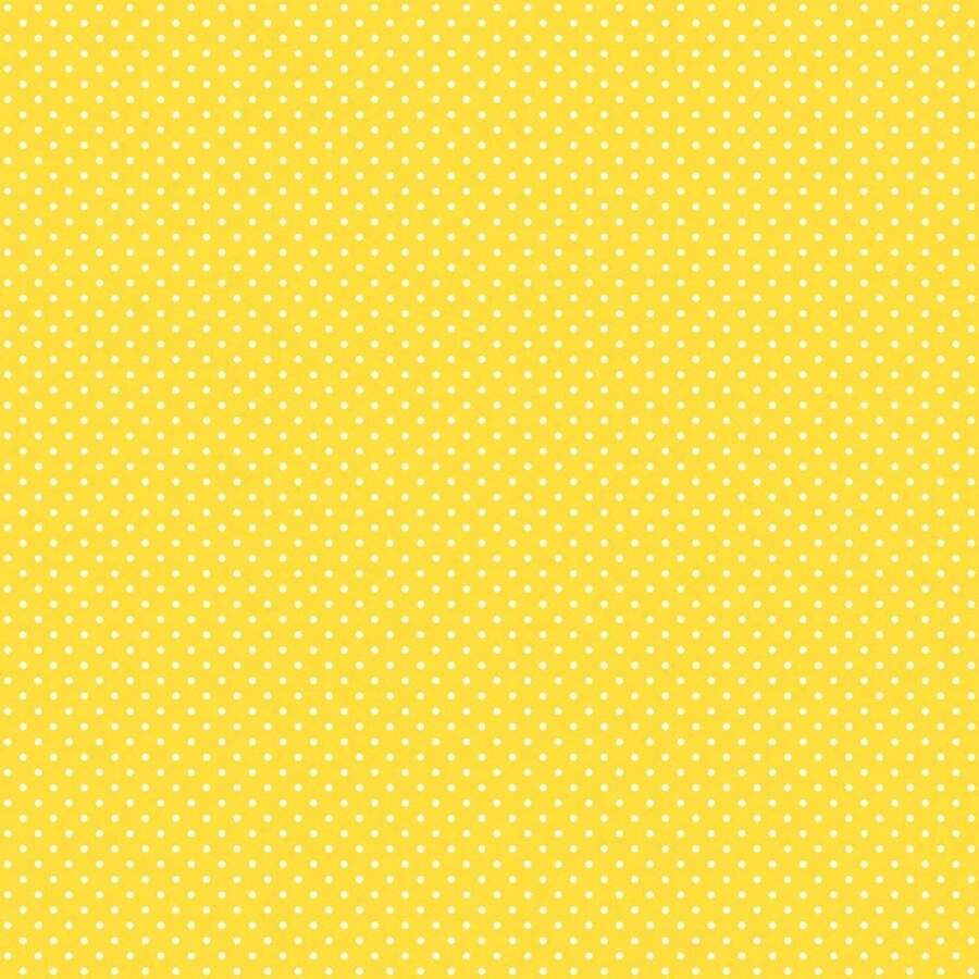 Tricoline Poá Per Meter Printed 100% Cotton - 1.5m Wide - Micro Poá Amarillo - Ver 1
