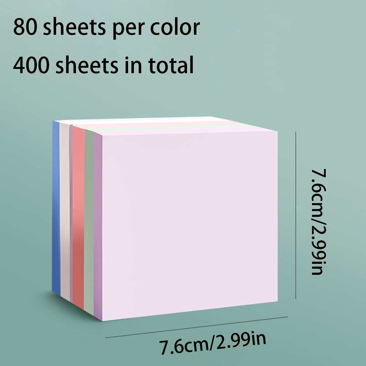 400 Large Size Sticky Notes, Student Note Index, Sticky Notes, High ...