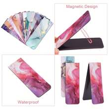 12/24 Piezas Marcadores magnéticos, marcadores de lectura magnéticos para profesores, estudiantes, amantes de los libros, escuela, hogar, suministros de oficina