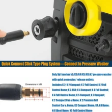 Manguera De Alta Presión 10 M Para Hidrolavadora Karcher - Negro - Ver 3
