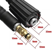 Manguera De Alta Presión 10 M Para Hidrolavadora Karcher - Negro - Ver 4