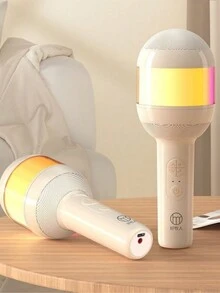 1 件无线蓝牙麦克风扬声器，适用于移动 KTV 直播、电视唱歌和变声，可充电，适合家庭使用 - 麥克風 - 查看 2