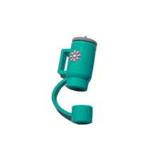 10mm/0.39 Inch Straw Covers Cap, Compatible With 30&40 Oz Tumbler, Cute Silicone Straw Covers, Dustproof Straw Protectors, Soft Silicone Straw Lids, Reusable Straw Sleeve For 10mm Straws - Multicolor - View 13