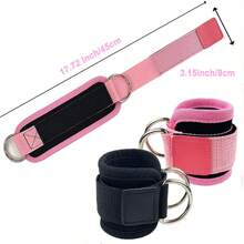 1入臀部提拉阻力帶，帶有龍門框架，踝部捆綁帶，可用於腿部、臀部訓練，塑身和瘦身 - 彩色 - 查看 10