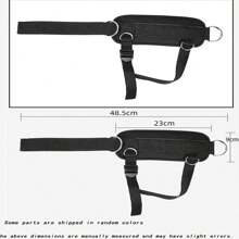 1入臀部提拉阻力帶，帶有龍門框架，踝部捆綁帶，可用於腿部、臀部訓練，塑身和瘦身 - 彩色 - 查看 6