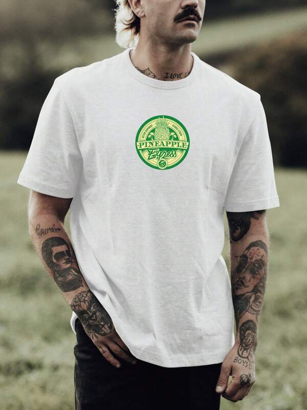 Camiseta Masculina Pineapple Abacaxi 100% Algodão Fio 30.1