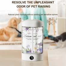 1 件可充电超声波芳香扩散器，7 种模式可调节独立式或壁挂式，芳香扩散器需要单独购买芳香油，空气清新剂，空气净化器，除臭剂 - 白色 - 查看 10