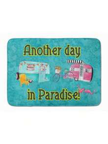 Carolines Treasures 8758RUG Another Day In Paradise Machine Washable Memory Foam Mat - 彩色 - 查看 2