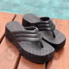 SSV Platform Sandal Cloud Clog Women's New Release Light And Comfortable - 黑色 - 查看 2