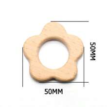 1入組山毛櫸木DIY手工藝材料，裝飾配件 - 米色 - 查看 41