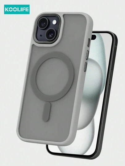 Koolife 1 件磁性充电、防摔、防震、喷油哑光肤感手机保护壳、个性化镜框设计大摄像头孔、PC+TPU 手机保护壳兼容 Apple 17/17 Air/17 Pro Max/16/16pro/16plus/16promax/11/11pro/11promax/12/12pro/12promax/13/13pro/13promax/14/14plus/14pro/14promax/15/15pro/15plus/15promax 和 Galaxy S25Ultra/24Plus/23/Galaxy 22