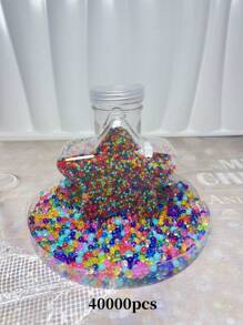 40000 Rainbow Mixed Jelly Hydrogel Beads, Beads, Suitable For Vase Fillers, Plants, Floating Candles,Wedding And Home Decoration,Home Decor,Flower Vase,Centerpiece,Table Decor - Color - View 4