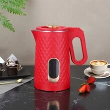 Một ấm đun nước điện 220-240V EU, dung tích lớn 2L, đun sôi nhanh, ấm trà mini thời trang cho gia đình, ký túc xá, pha trà và cà phê - Phích cắm loại EU E (220-240V) - Xem 3