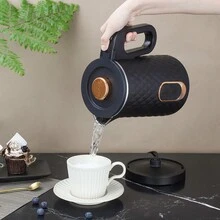 Một ấm đun nước điện 220-240V EU, dung tích lớn 2L, đun sôi nhanh, ấm trà mini thời trang cho gia đình, ký túc xá, pha trà và cà phê - Phích cắm loại EU E (220-240V) - Xem 5
