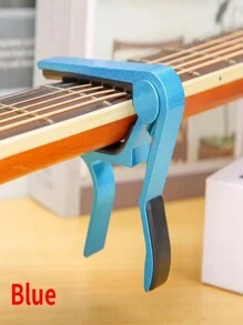 1 Stück Gitarren-Capo, geeignet für Folk, Klassik, Akustikgitarre, Metall-Capo, Aluminiumlegierung Gitarren-Capo, hervorragendes Musikinstrument-Zubehör. - Verschiedenfarbig - Übersicht 8