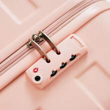 MERAX Luggage Sets New Model ABS Hardshell 3pcs Luggage Hardside Lightweight Durable Suitcase Sets Spinner Wheels Suitcase With TSA Lock 20''24''28''( Pink) - hồng - Xem 11