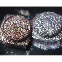 Polvo de mica con brillo multicolor de diamante y camaleón que cambia de púrpura a rojo, usado para arte de uñas, esmalte de uñas, resina epoxi, jabón, velas, bombas de baño, slime