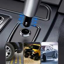 Retractable Car Charger, 4 In 1 Fast Car Phone Charger 66W, 2 Retractable Cables And USB Car Charger,Compatible With IPhone 15/14/13/12/11,Galaxy,Pixel - 銀色 - 查看 8